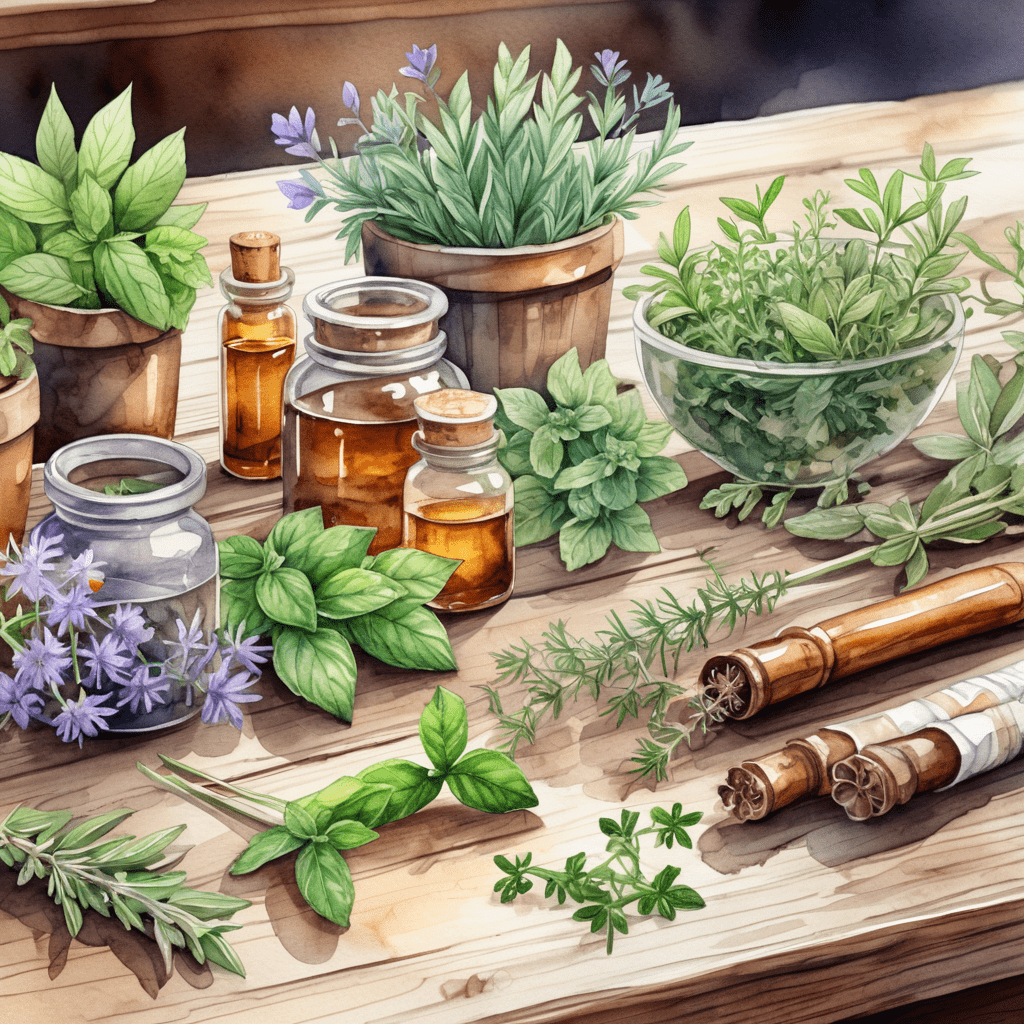 herbal remedies and healing plants