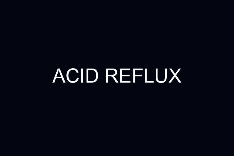 acid reflux overview