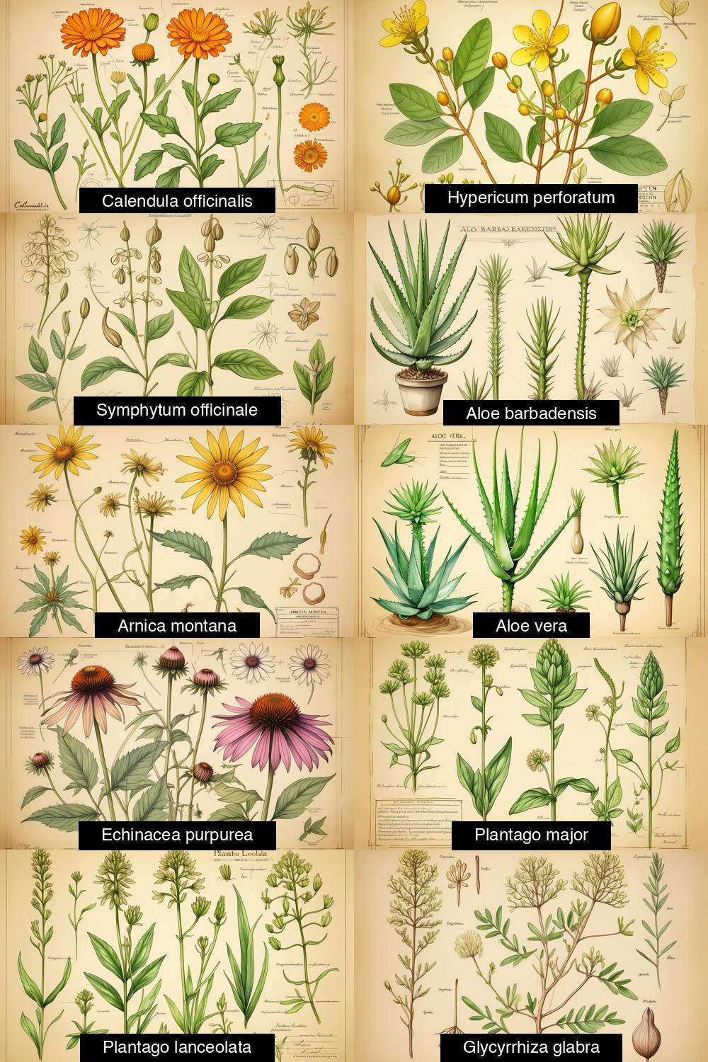 medicinal plants for burns