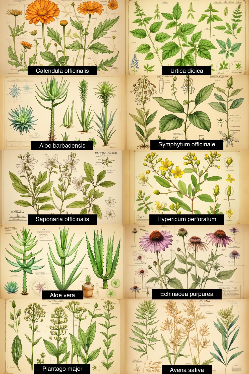 medicinal plants for dermatitis