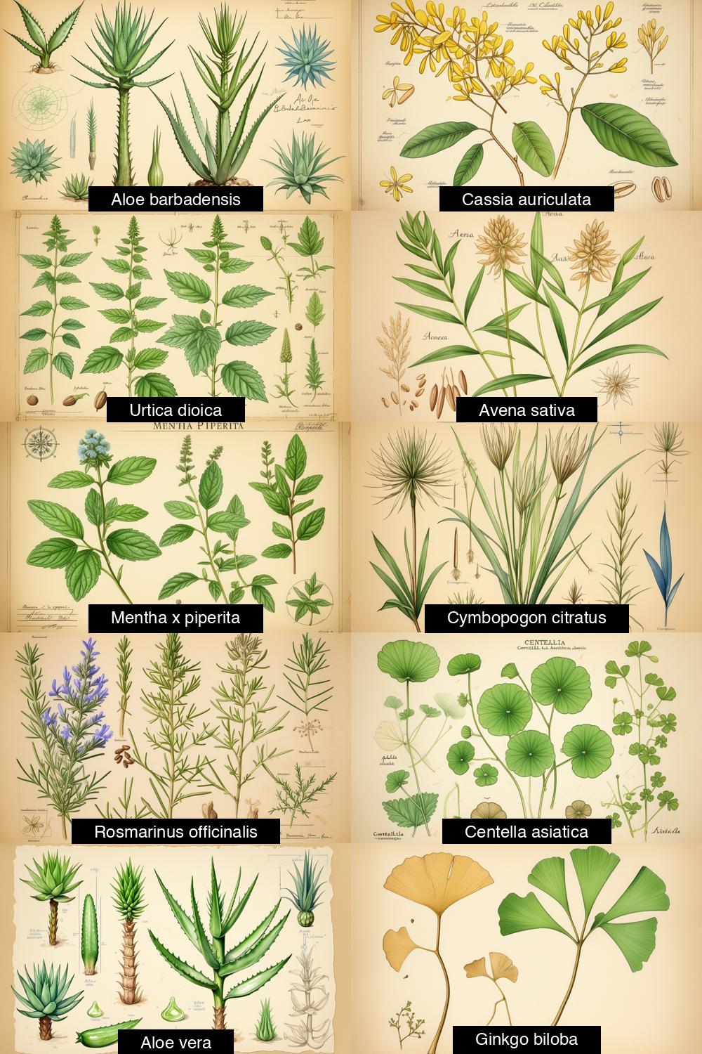 medicinal plants for dry-hair