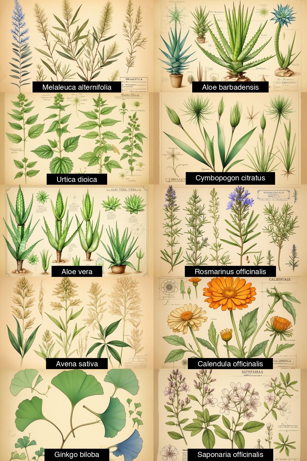 medicinal plants for dry-scalp