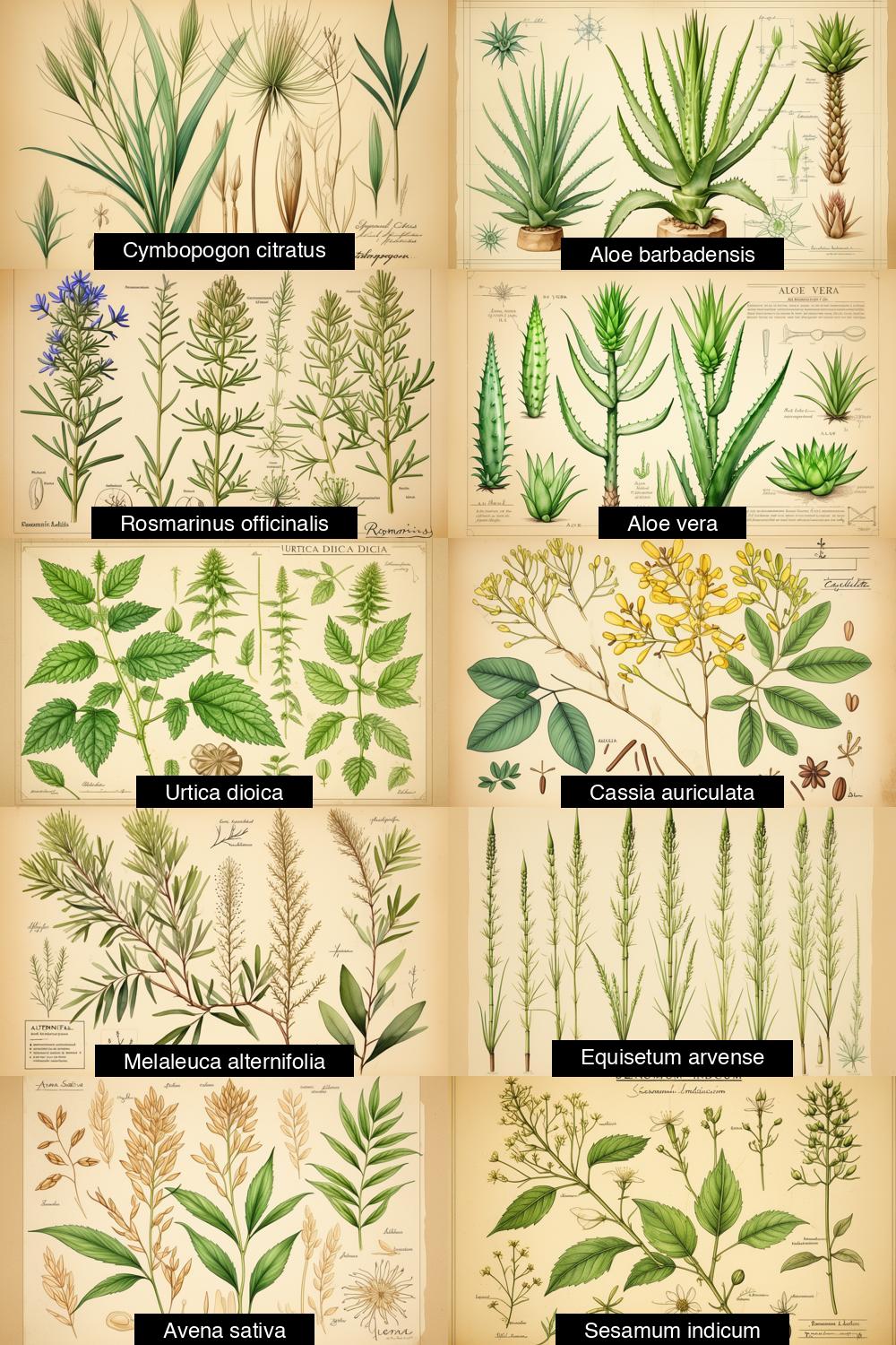 medicinal plants for frizzy-hair