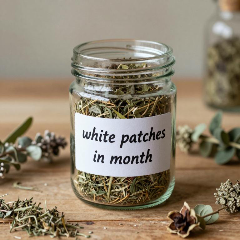 white patches in month remedies