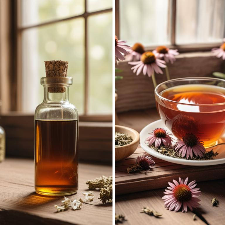 Echinacea purpurea for bleeding spots in mouth