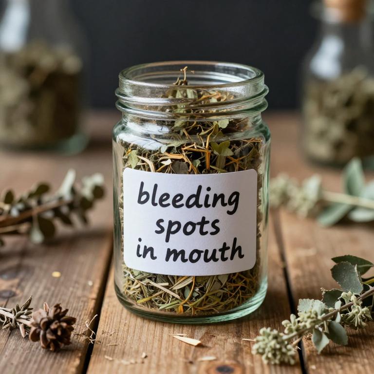 bleeding spots in mouth remedies