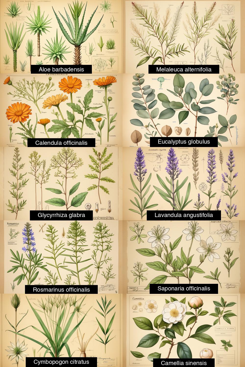 medicinal plants for open-pores