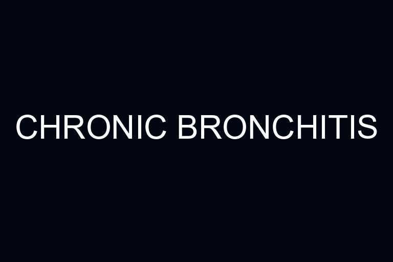 chronic bronchitis overview