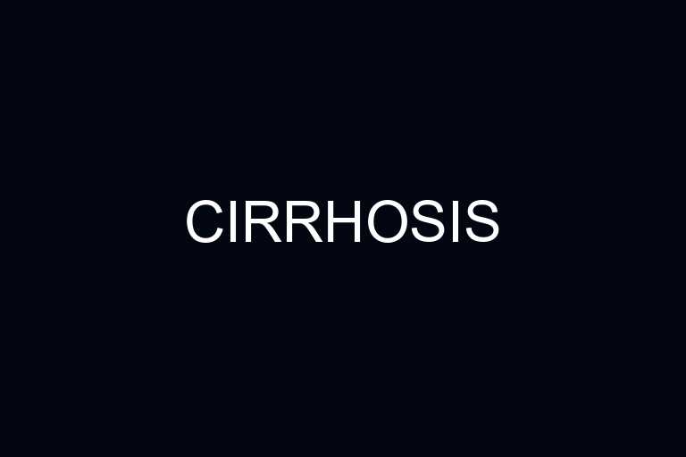 cirrhosis overview