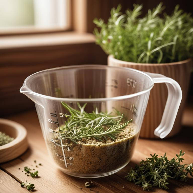 measuring cups for herbalism