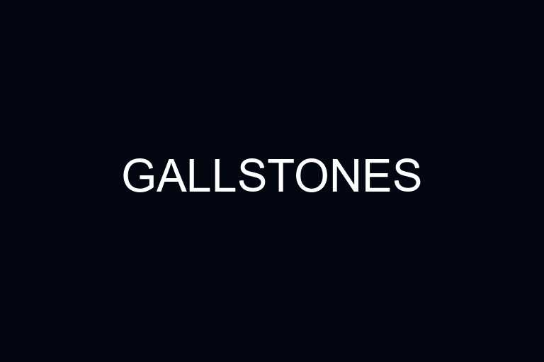 gallstones overview