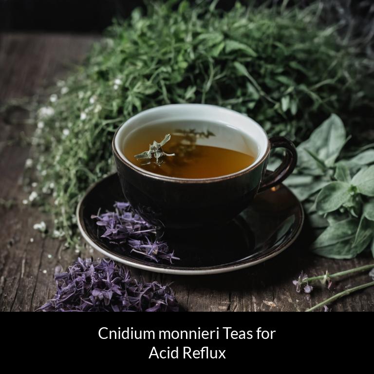 herbal teas for acid reflux cnidium monnieri herbs