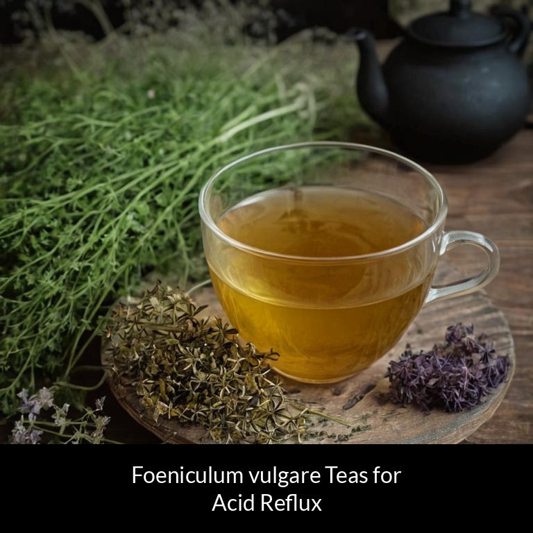 herbal teas for acid reflux foeniculum vulgare herbs