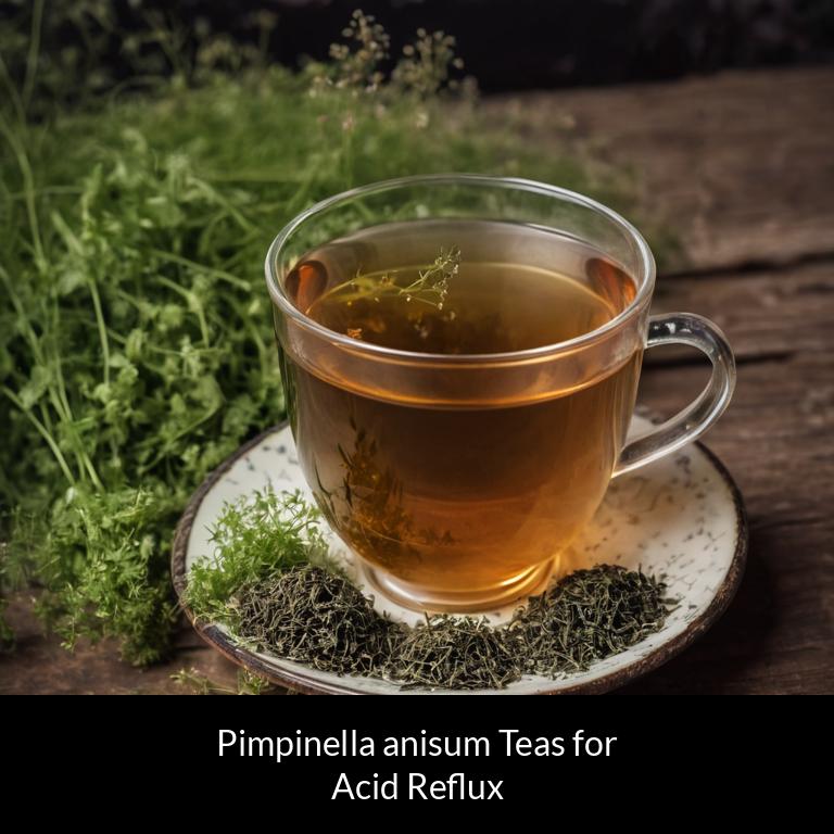 herbal teas for acid reflux pimpinella anisum herbs