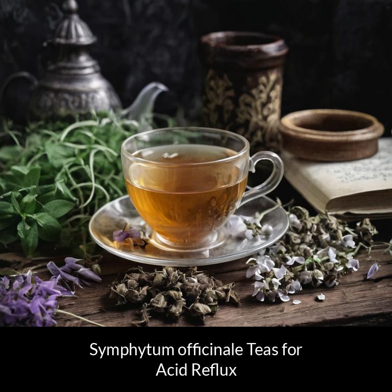 herbal teas for acid reflux symphytum officinale herbs