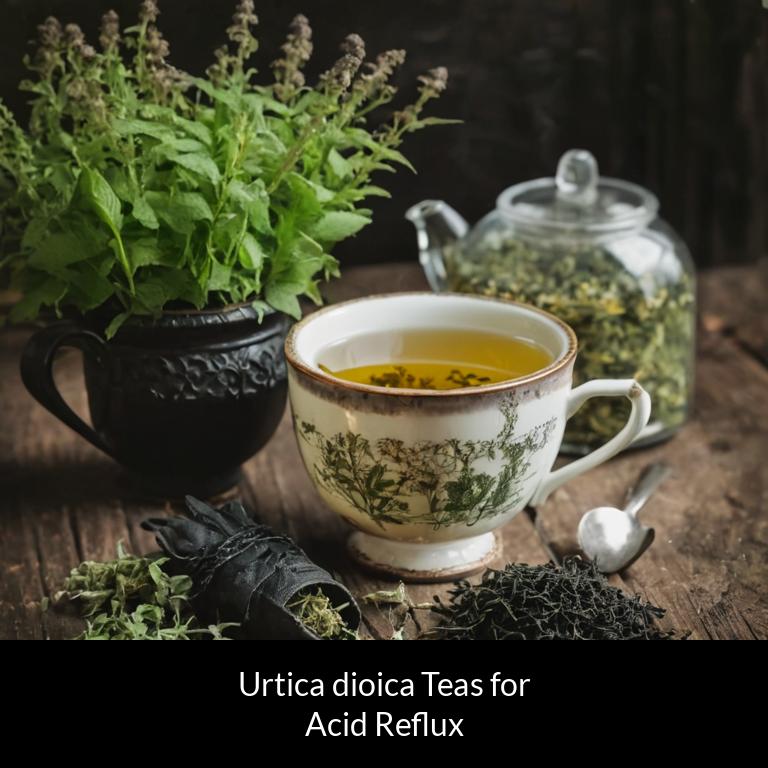 herbal teas for acid reflux urtica dioica herbs
