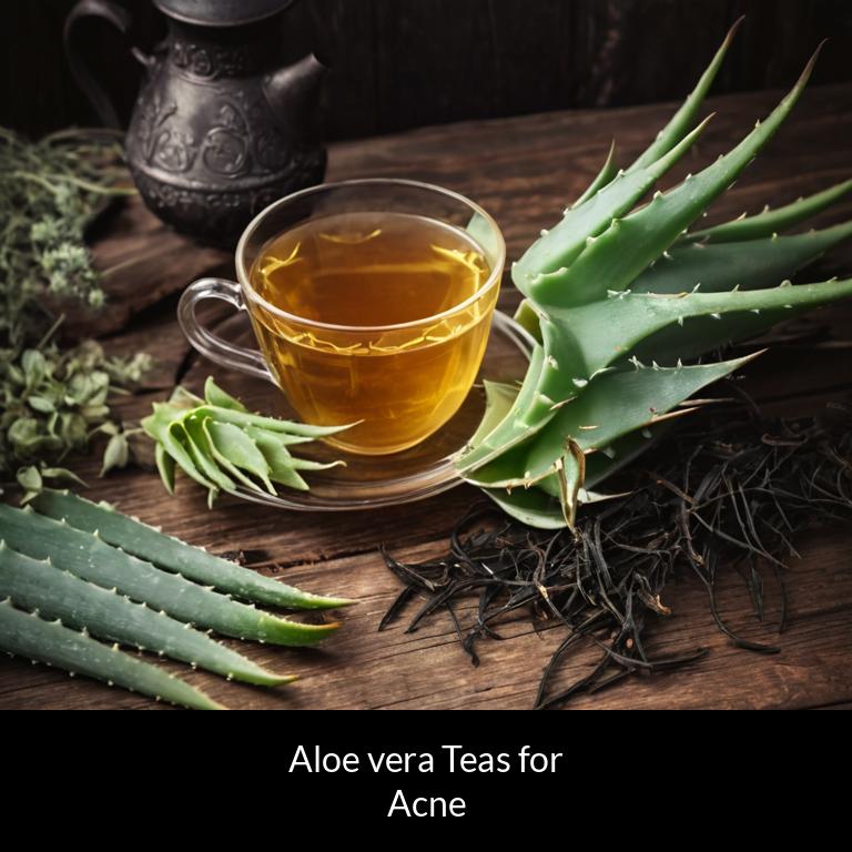 herbal teas for acne aloe vera herbs