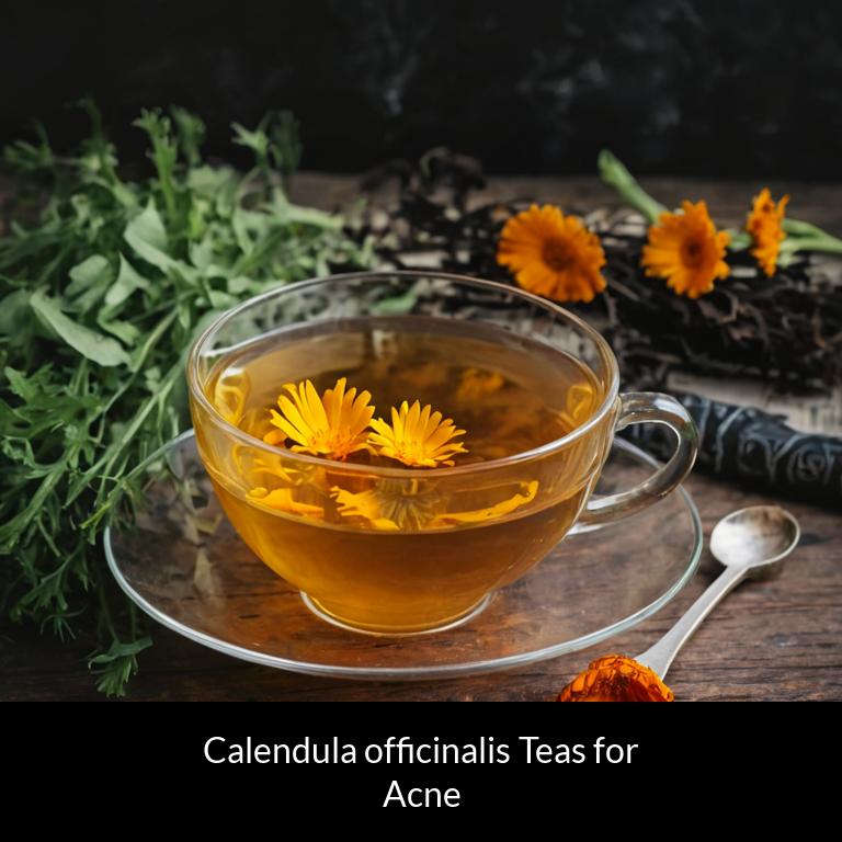 herbal teas for acne calendula officinalis herbs