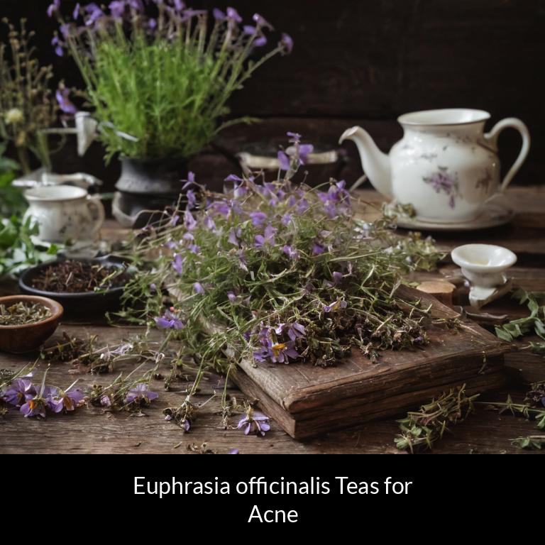herbal teas for acne euphrasia officinalis herbs
