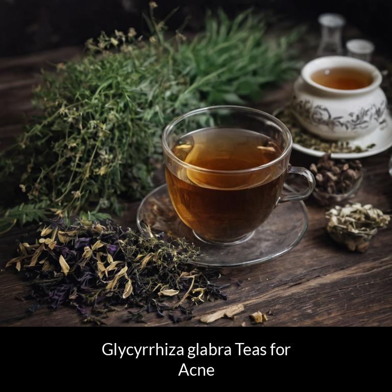 herbal teas for acne glycyrrhiza glabra herbs