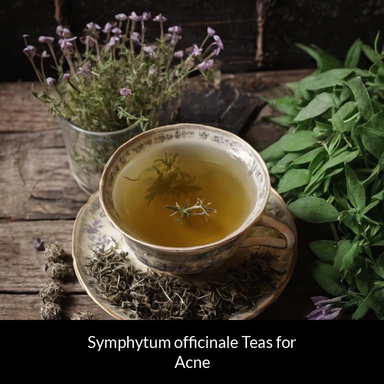 herbal teas for acne symphytum officinale herbs