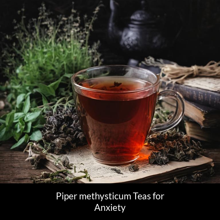 herbal teas for anxiety piper methysticum herbs
