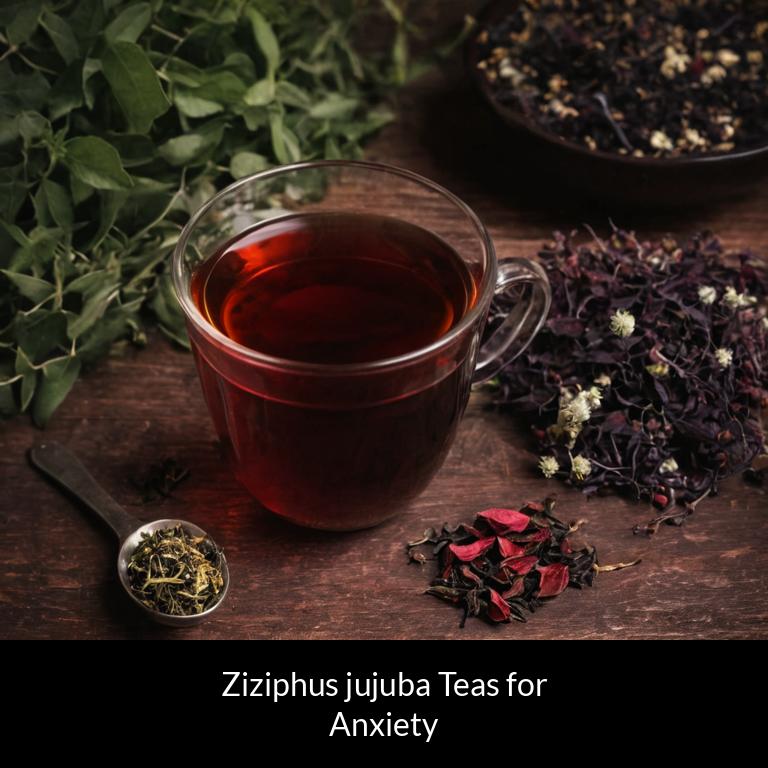 herbal teas for anxiety ziziphus jujuba herbs