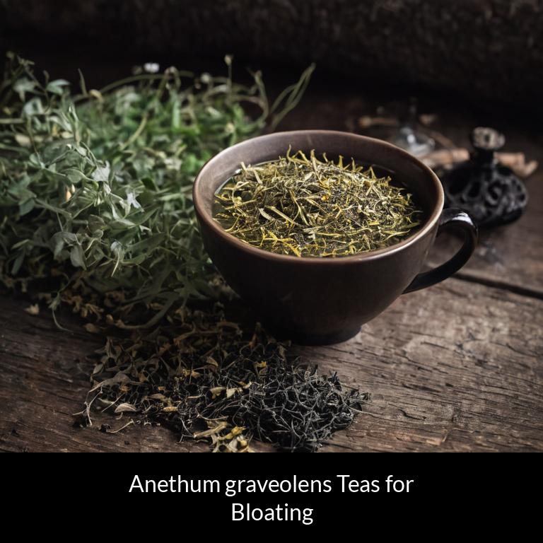 herbal teas for bloating anethum graveolens herbs