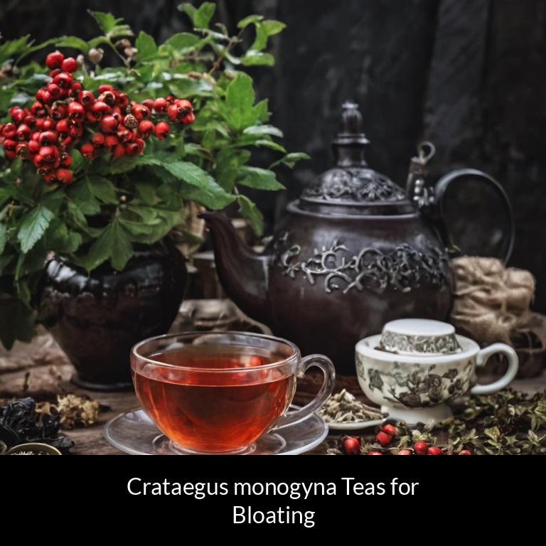 herbal teas for bloating crataegus monogyna herbs