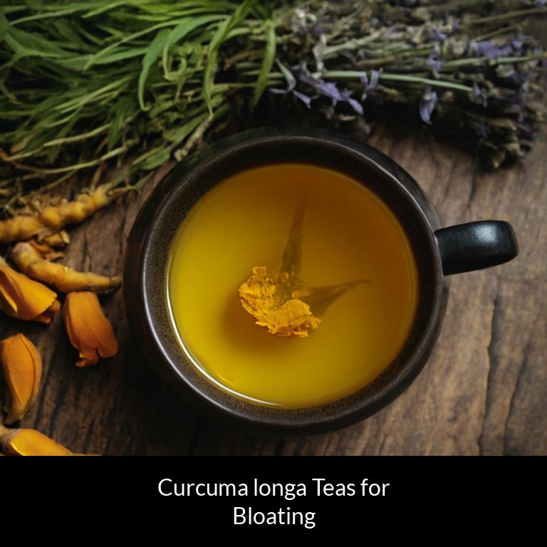 herbal teas for bloating curcuma longa herbs