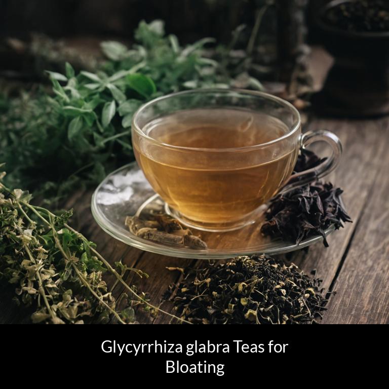 herbal teas for bloating glycyrrhiza glabra herbs
