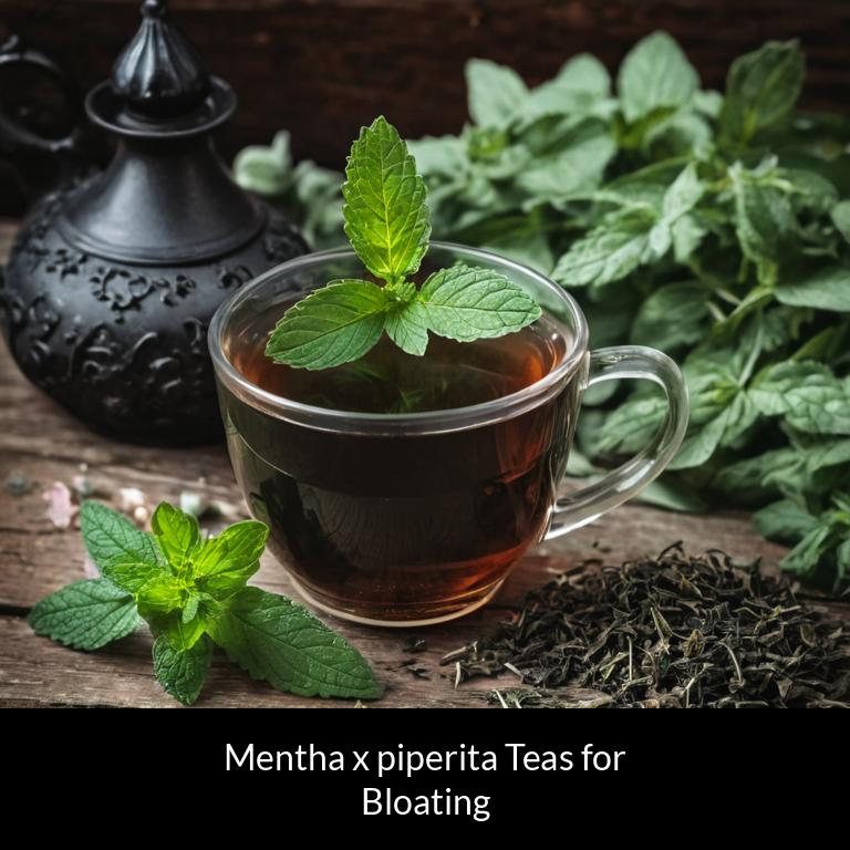 herbal teas for bloating mentha x piperita herbs