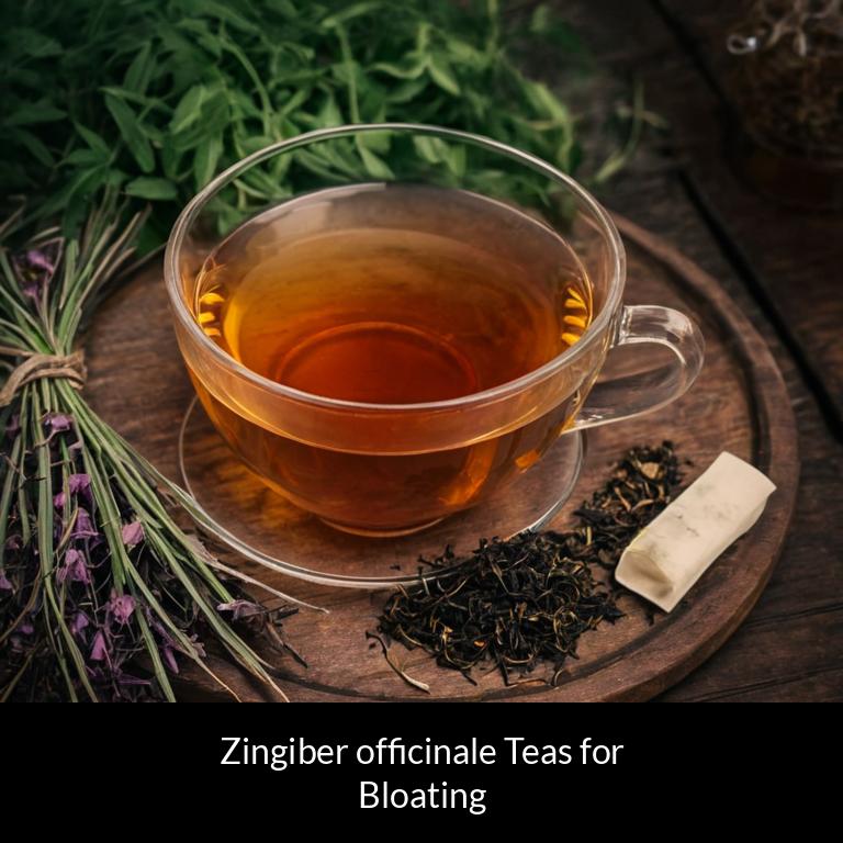 herbal teas for bloating zingiber officinale herbs