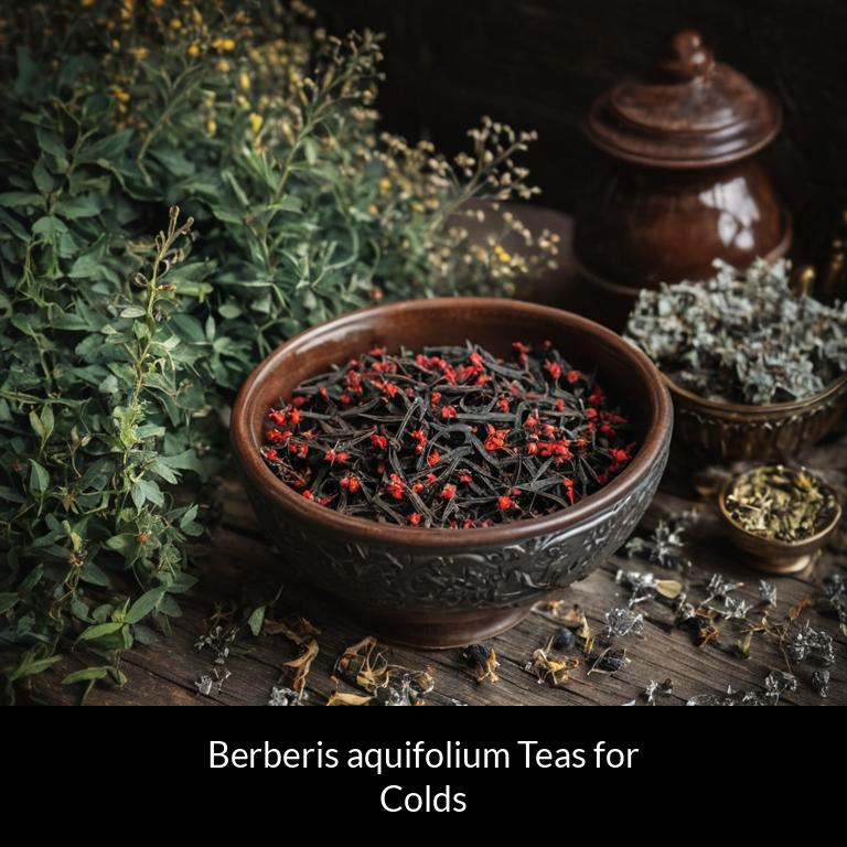 herbal teas for colds berberis aquifolium herbs