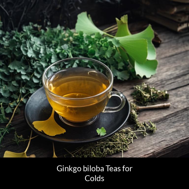 herbal teas for colds ginkgo biloba herbs