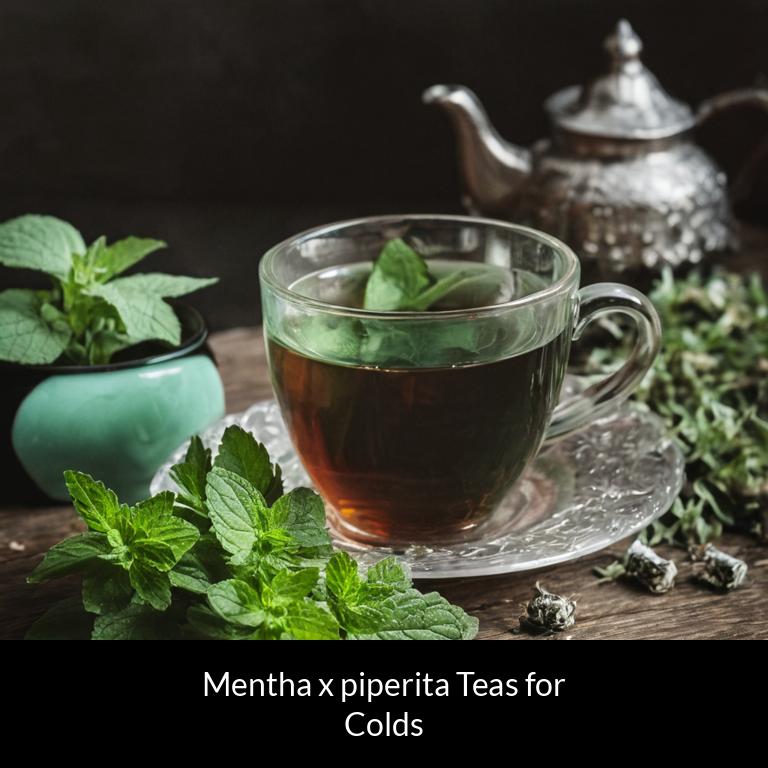 herbal teas for colds mentha x piperita herbs