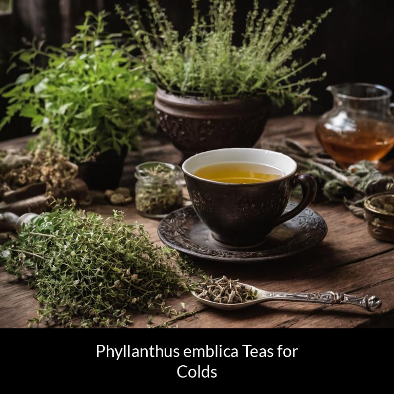 herbal teas for colds phyllanthus emblica herbs