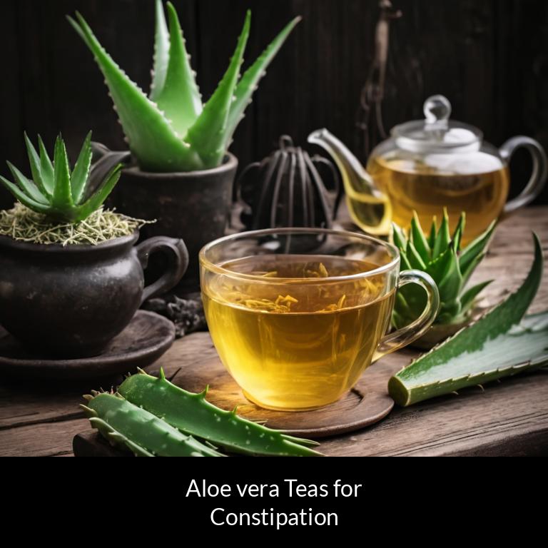 herbal teas for constipation aloe vera herbs