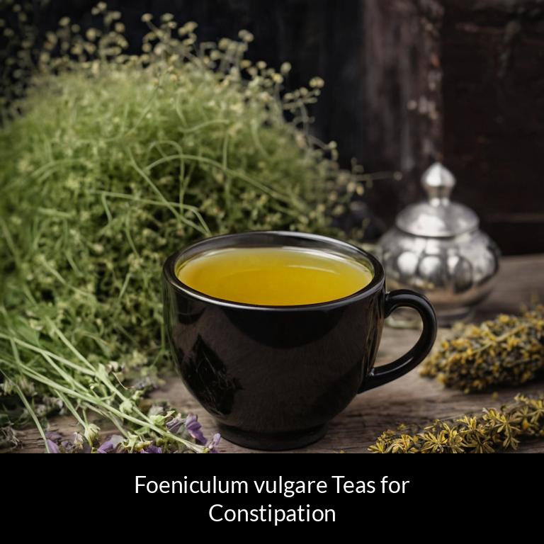 herbal teas for constipation foeniculum vulgare herbs