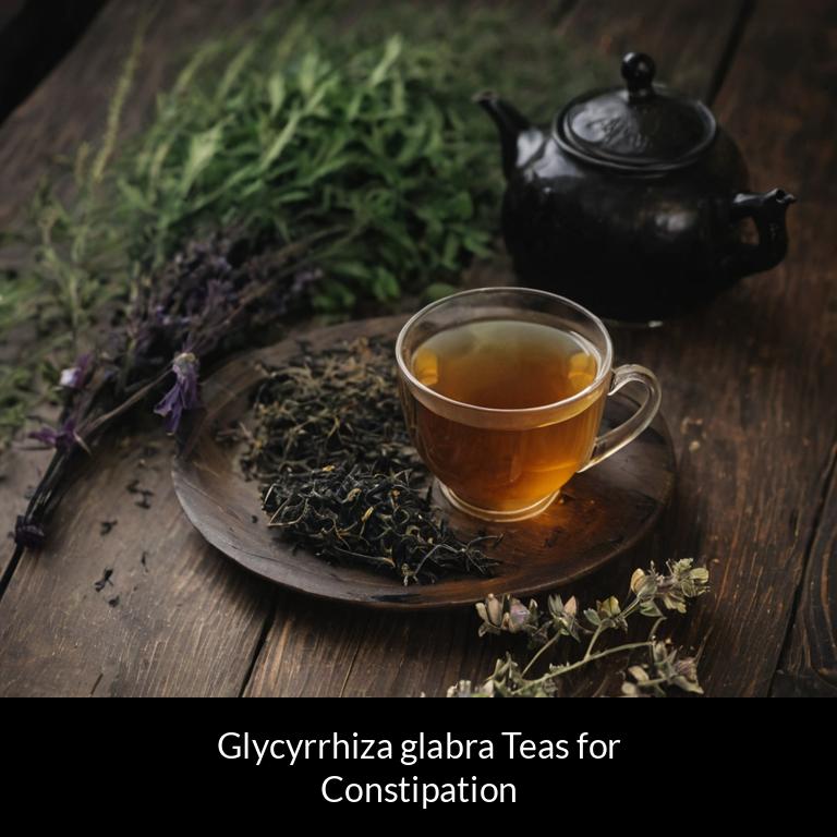 herbal teas for constipation glycyrrhiza glabra herbs