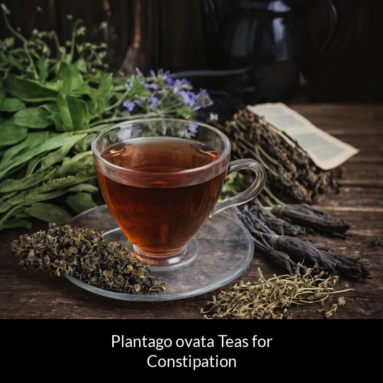 herbal teas for constipation plantago ovata herbs