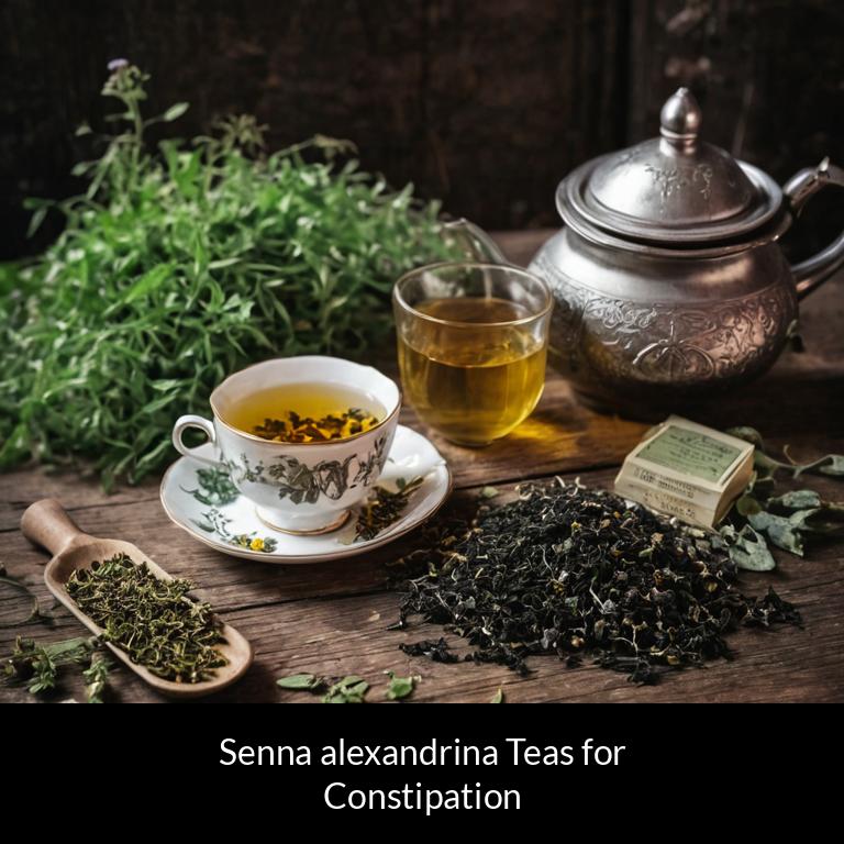 herbal teas for constipation senna alexandrina herbs
