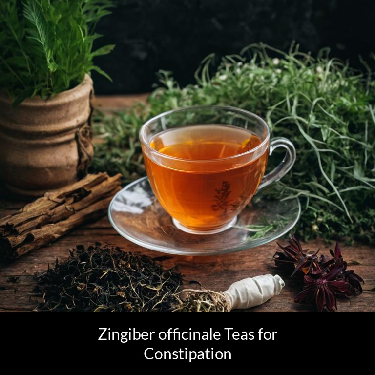 herbal teas for constipation zingiber officinale herbs