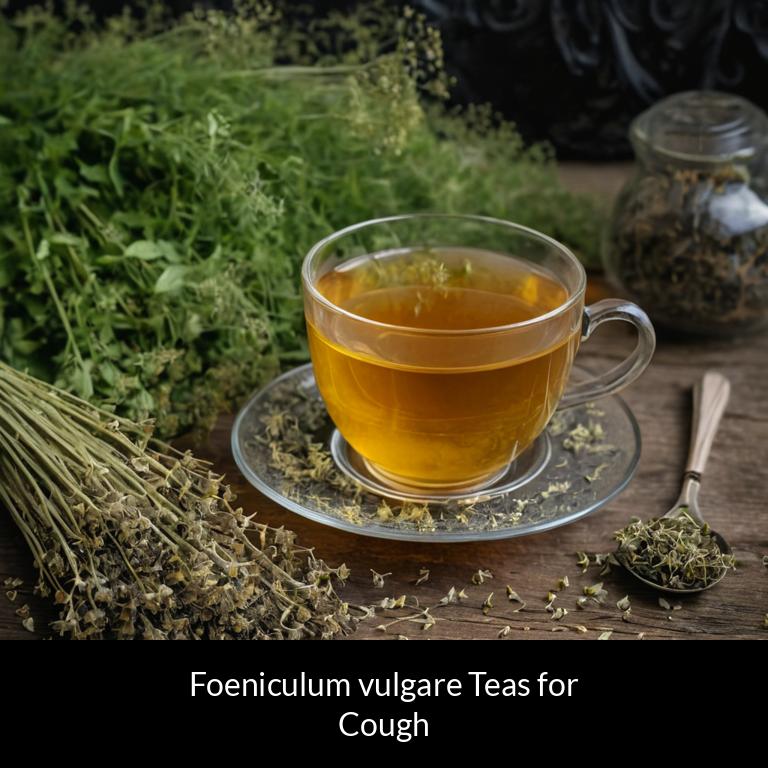 herbal teas for cough foeniculum vulgare herbs