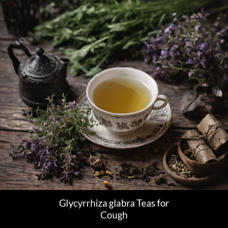 herbal teas for cough glycyrrhiza glabra herbs