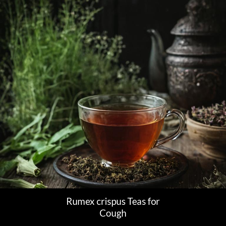 herbal teas for cough rumex crispus herbs