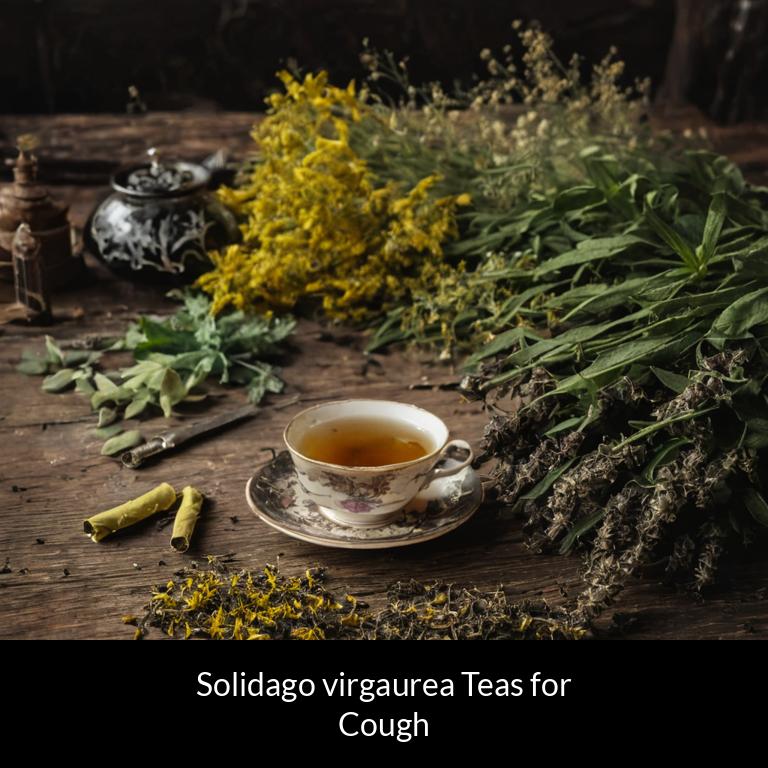 herbal teas for cough solidago virgaurea herbs