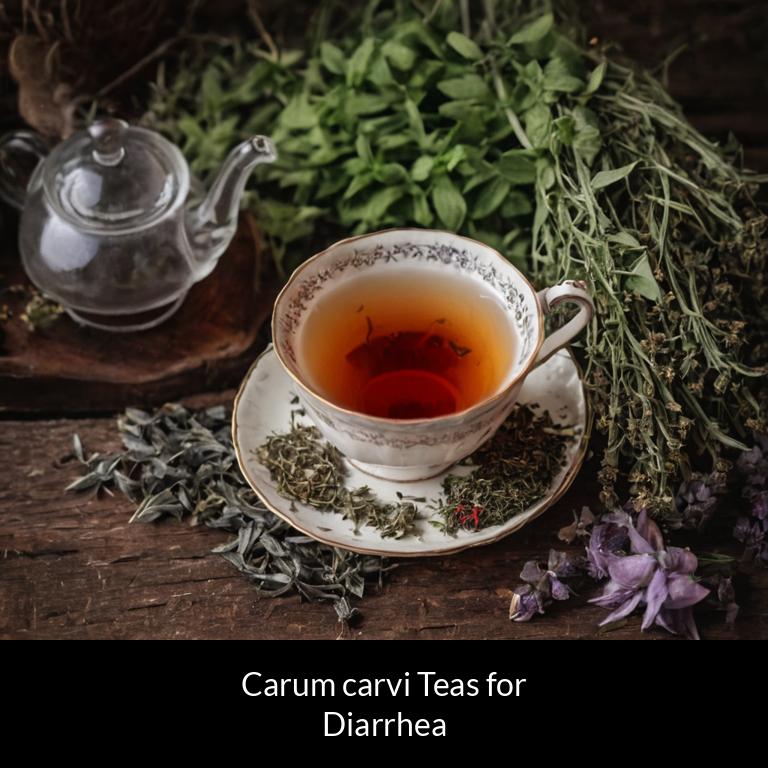 herbal teas for diarrhea carum carvi herbs
