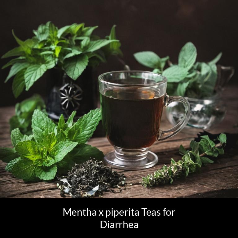 herbal teas for diarrhea mentha x piperita herbs