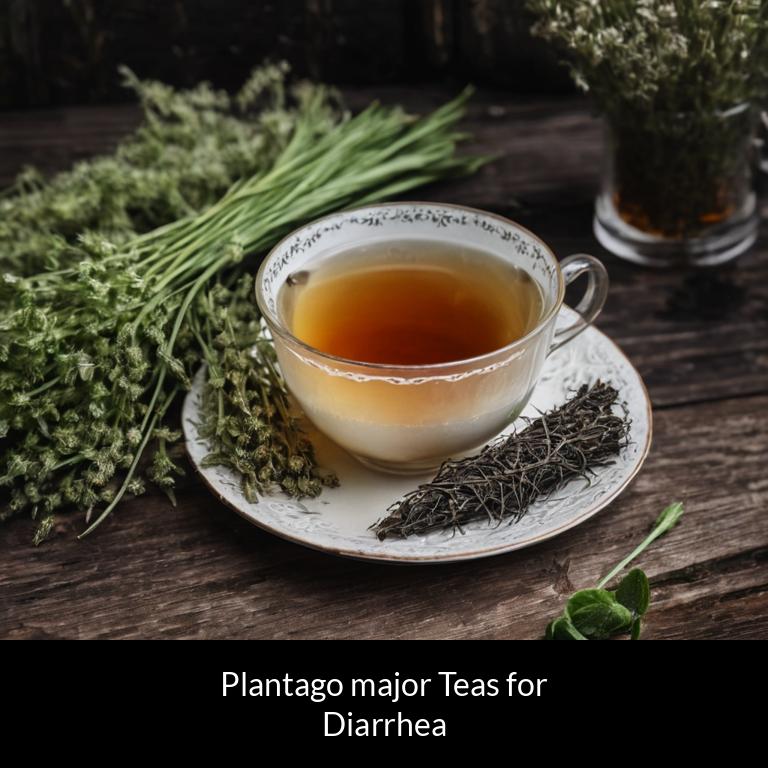 herbal teas for diarrhea plantago major herbs